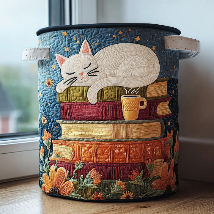 Enchanted Cats | Quilted Laundry Basket