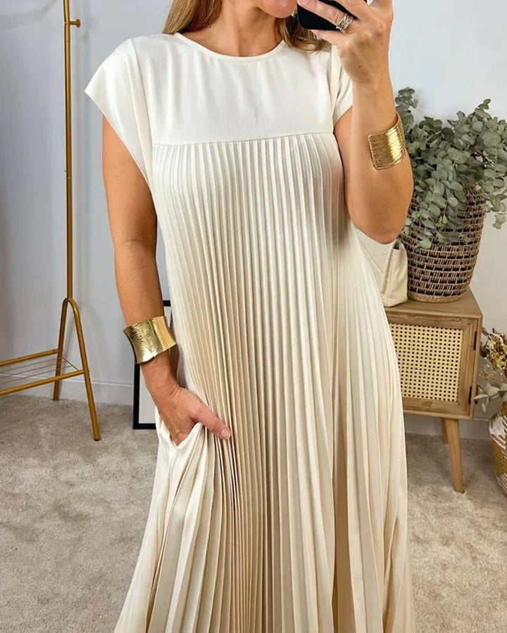 Tascha™ - Sleeveless Pleated Dress