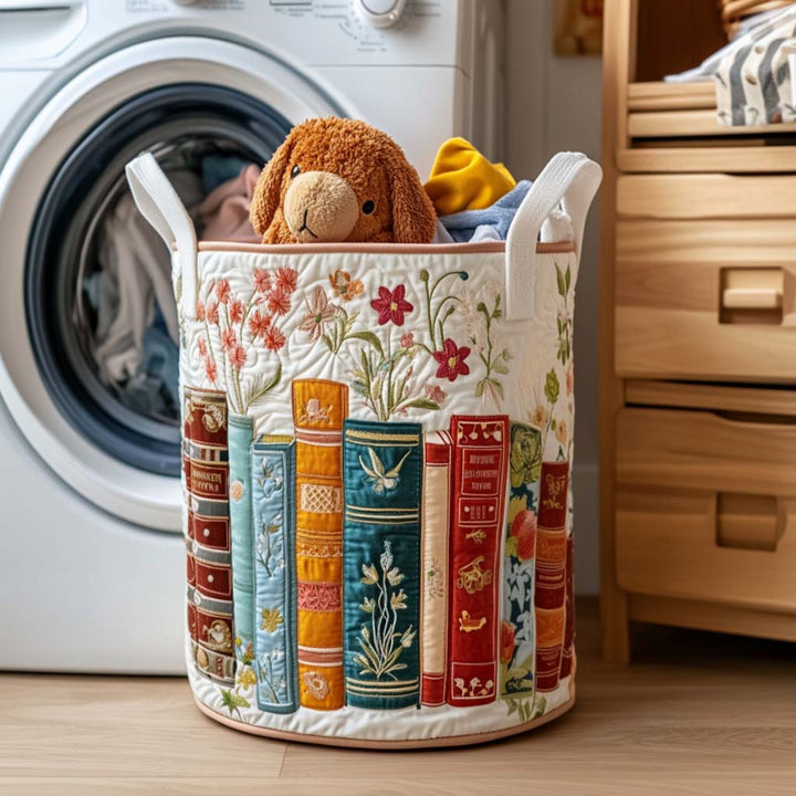 Fiction Escape | Quilted Laundry Basket