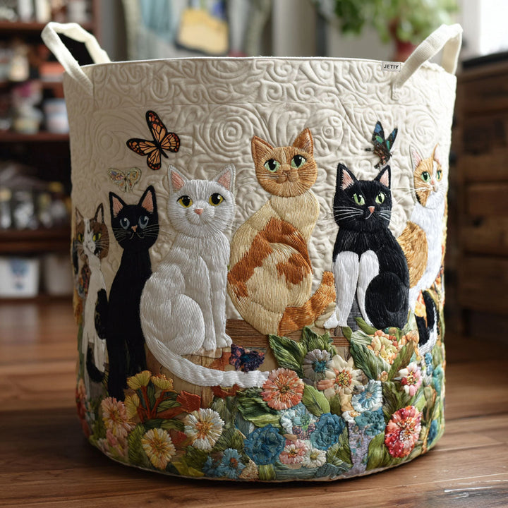 Hazel | Quilted Cottage Laundry Basket