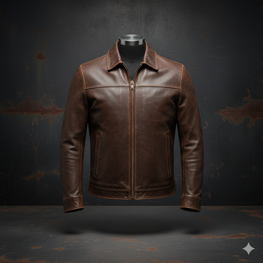 Malcolm Timeless Leather Jacket for Men