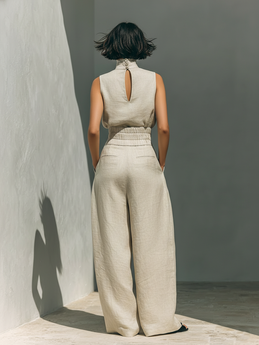 Anna | Cotton-Linen Co-Ord Set