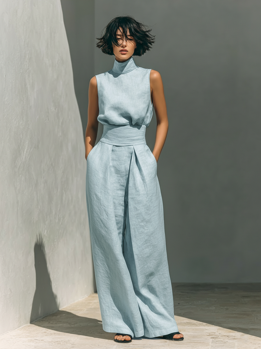 Anna | Cotton-Linen Co-Ord Set