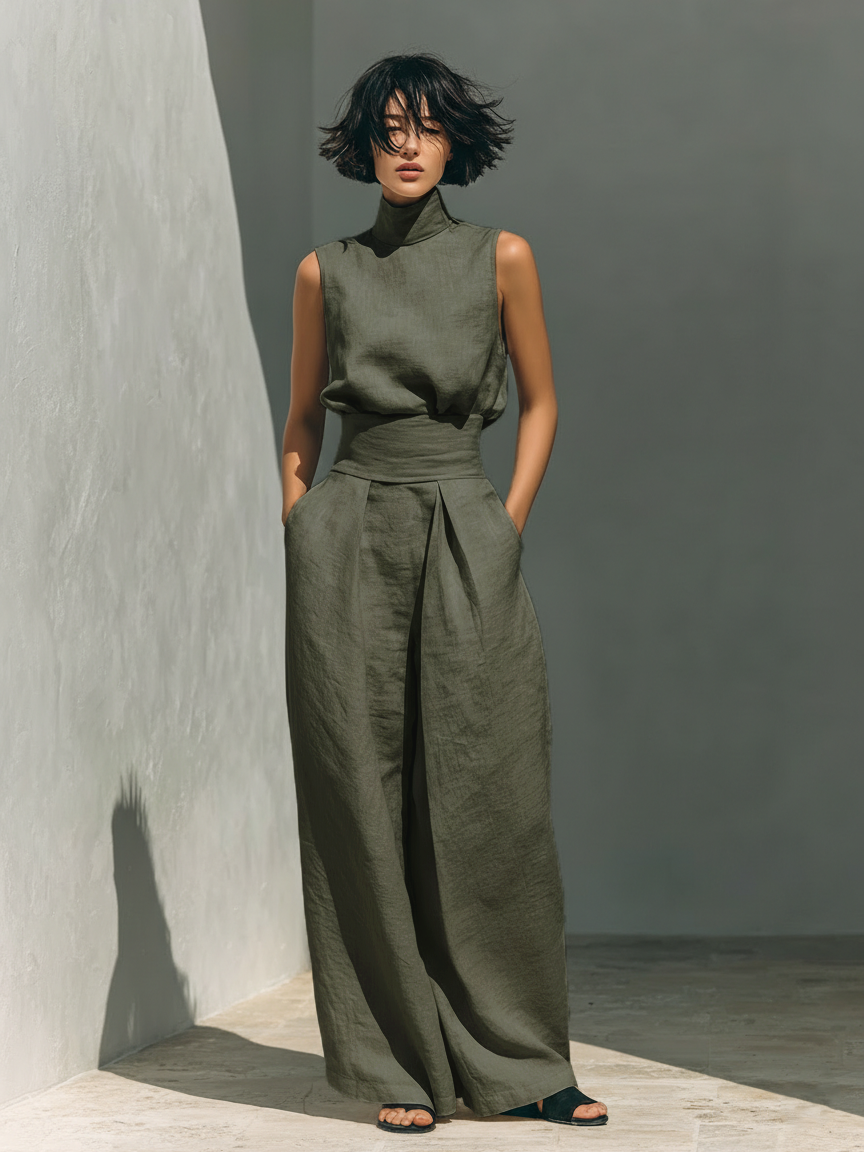Anna | Cotton-Linen Co-Ord Set
