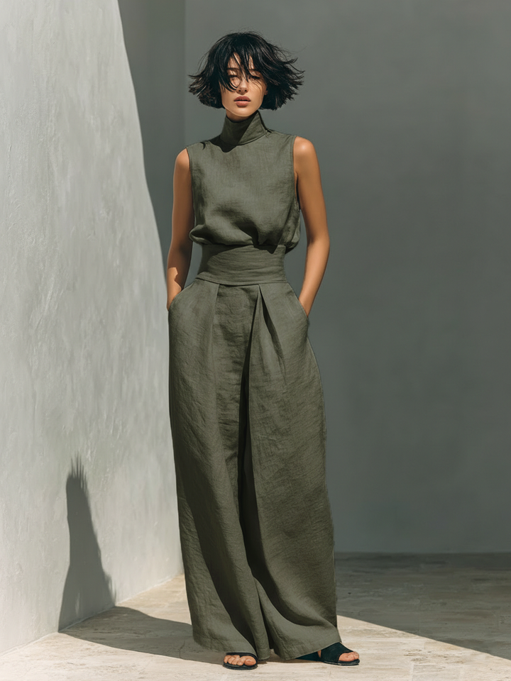 Anna | Cotton-Linen Co-Ord Set