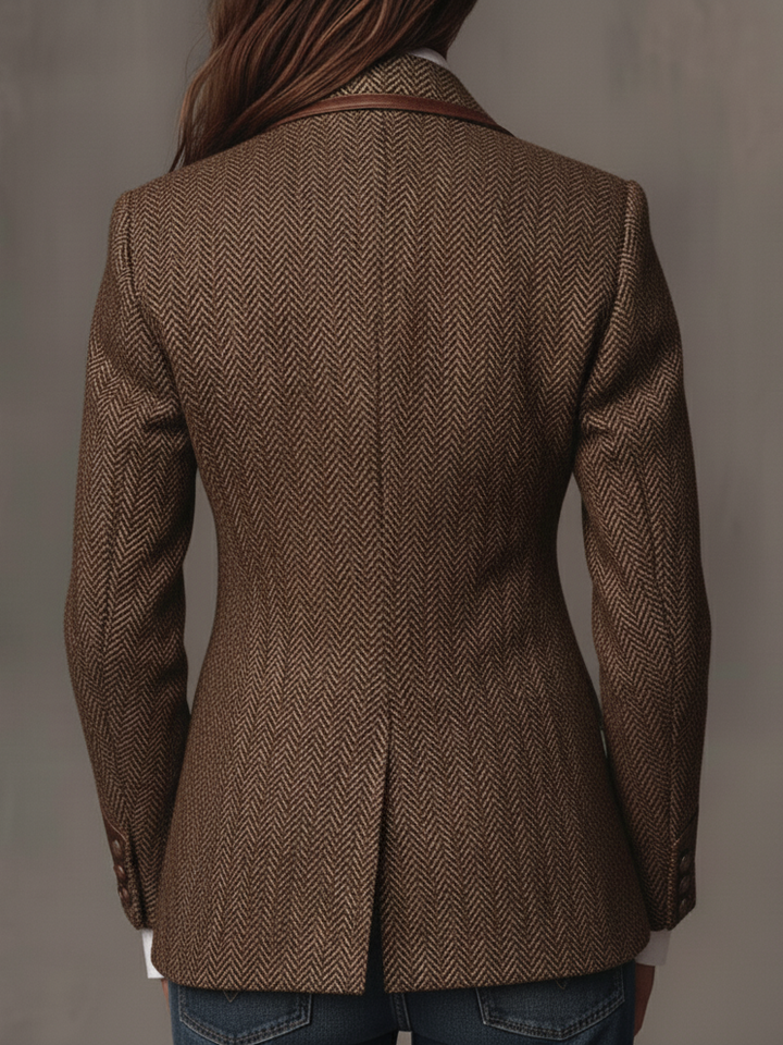 Women's Heritage Herringbone Panel Blazer