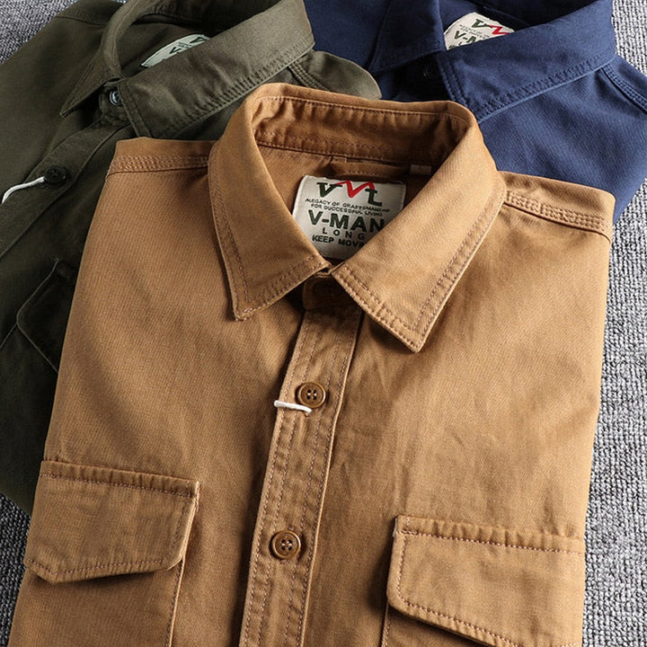 Leo – Men’s Relaxed-Fit Organic Cotton Shirt