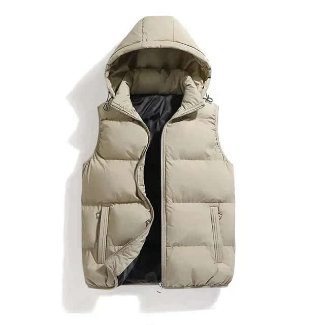 Haris - Waistcoat with detachable hood
