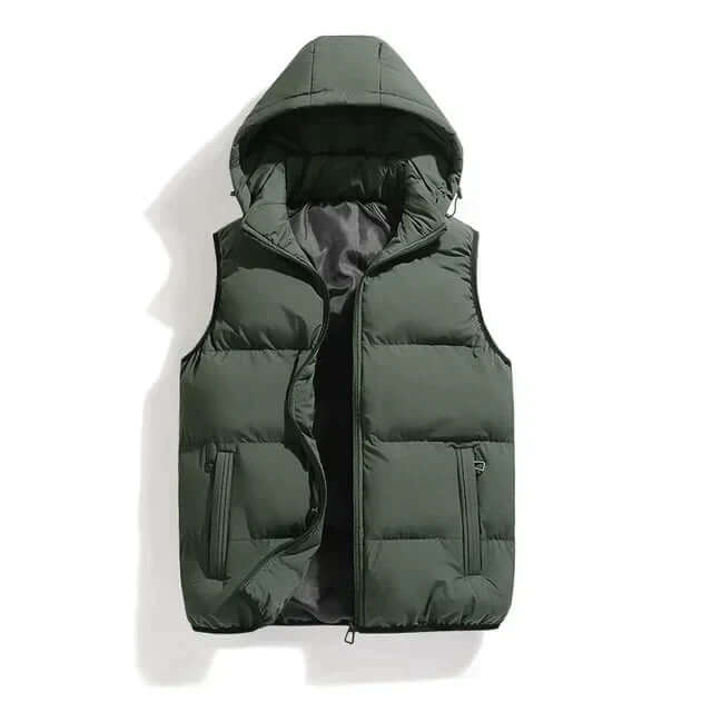 Haris - Waistcoat with detachable hood