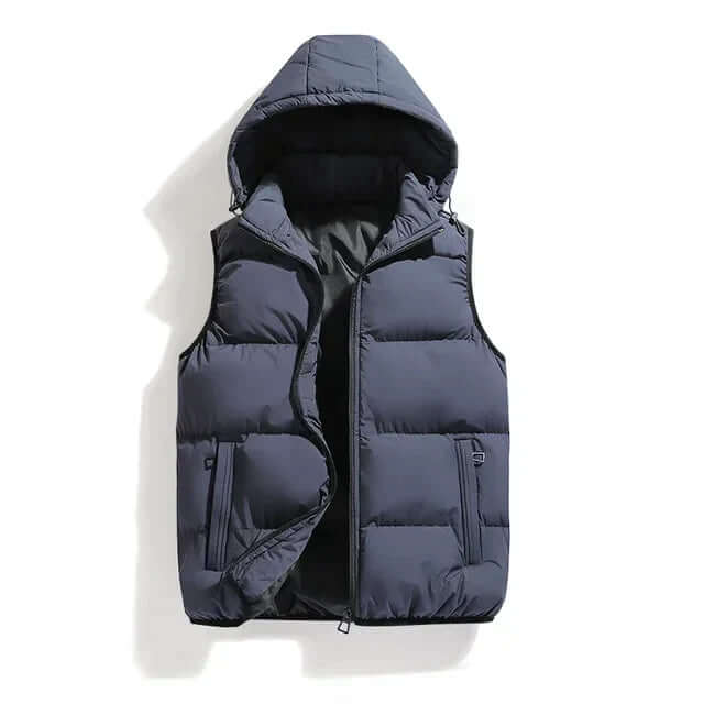 Haris - Waistcoat with detachable hood