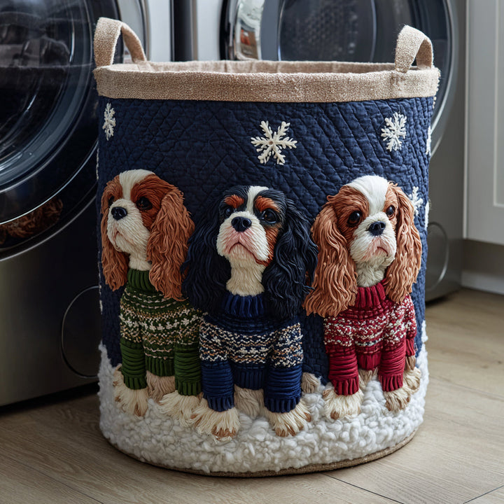 King Charles Sweater | Quilted Laundry Basket