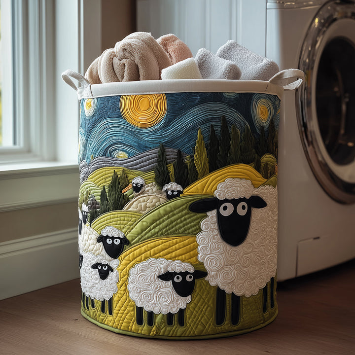 Matilda | Lamb Meadow Quilted Laundry Hamper