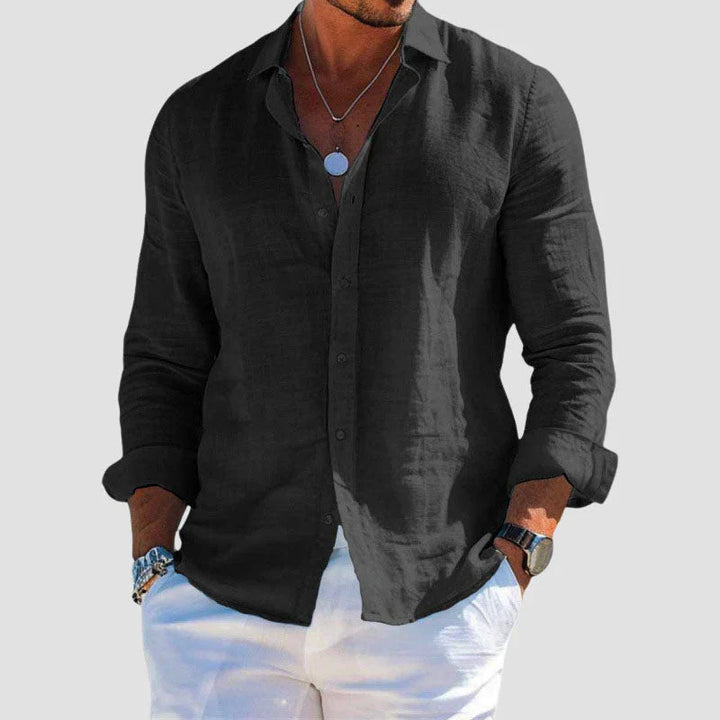 Portofino – Men’s Evening Linen Shirt
