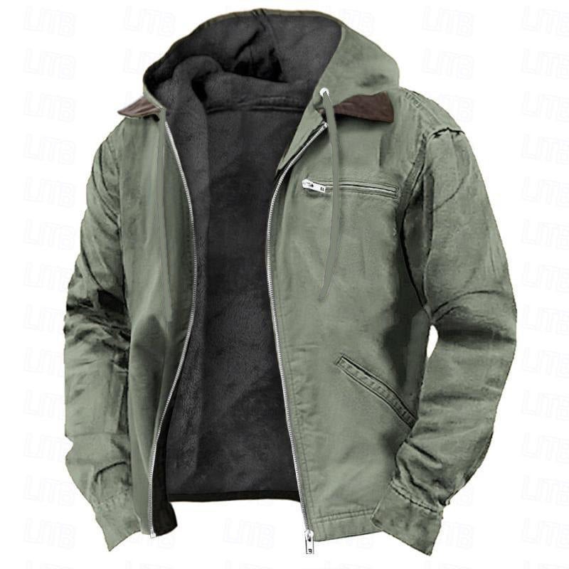 Yorkshire Fleece-Lined Hooded Jacket