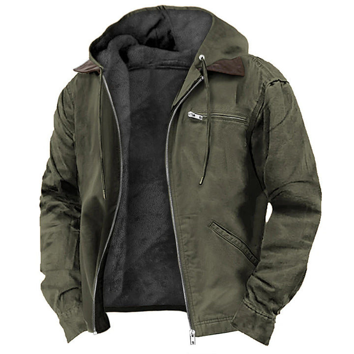 Yorkshire Fleece-Lined Hooded Jacket