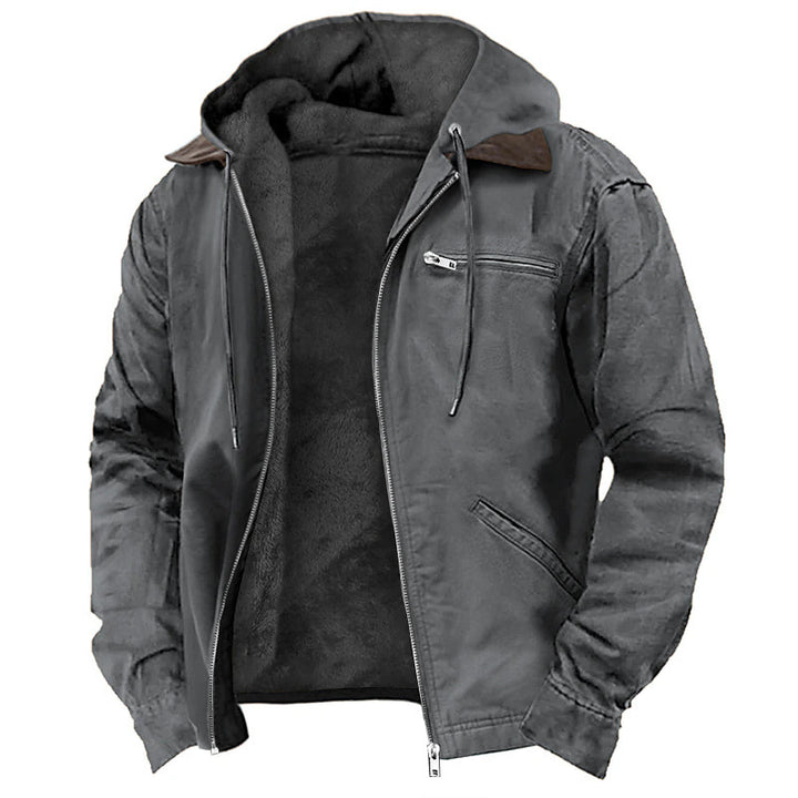 Yorkshire Fleece-Lined Hooded Jacket
