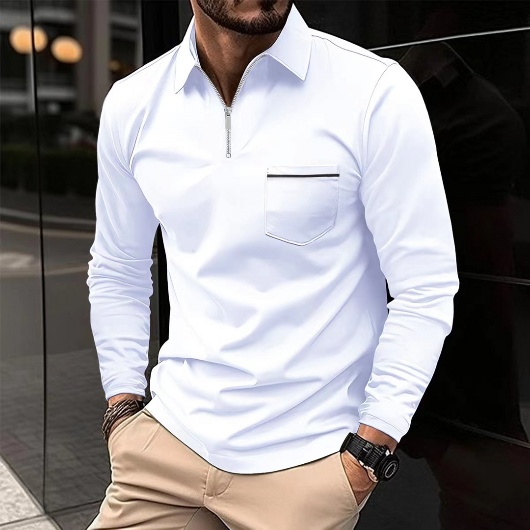 Ferro | Polo with Half Zip