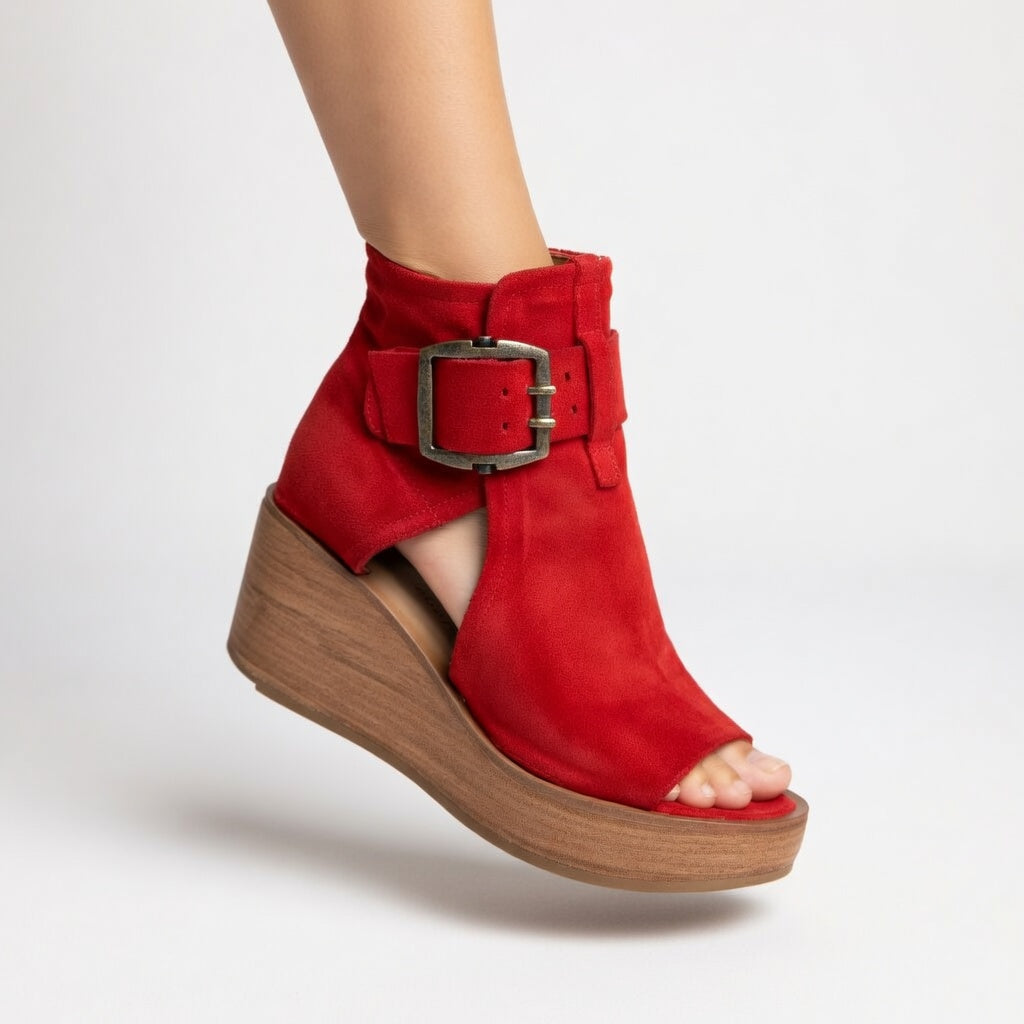 Orelisse | Open Wedge Booties