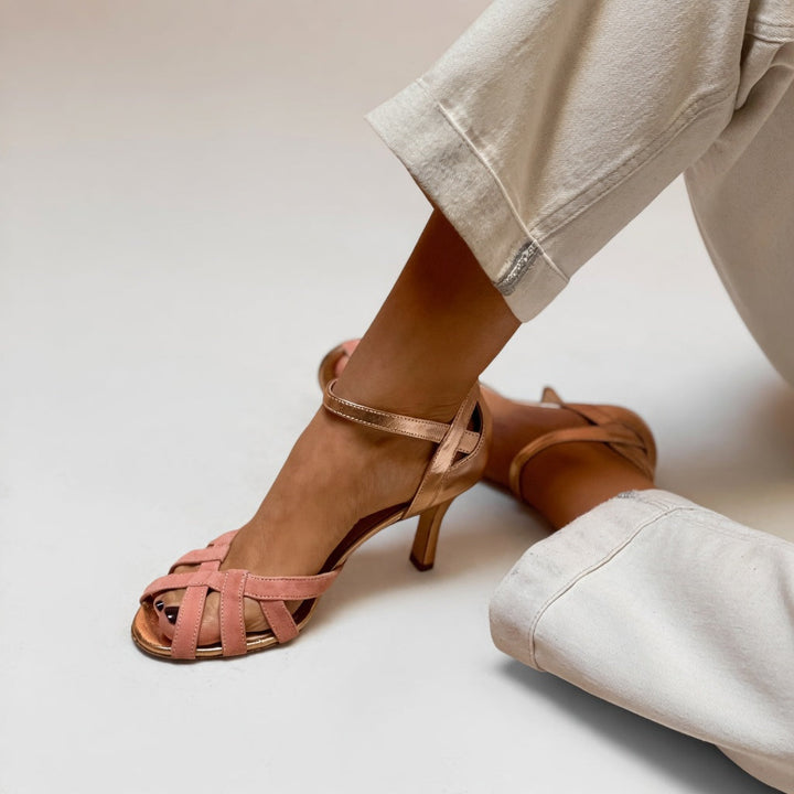 Amelia | Braided Heel Sandals