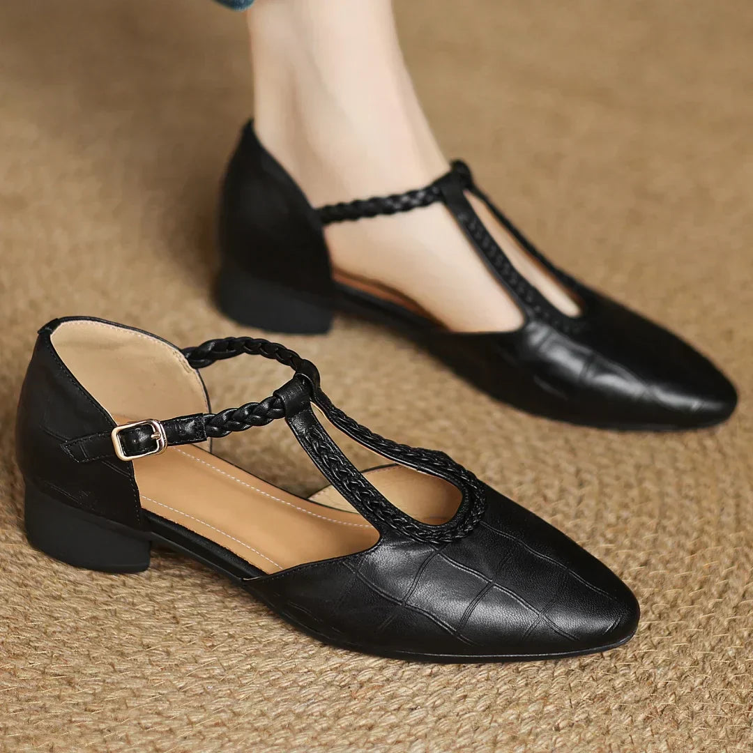 Lara Leather Mary Janes