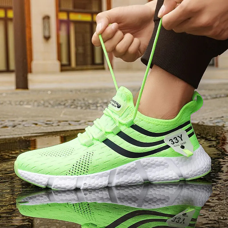 Derek – Men’s Lightweight Sneakers with Non-Slip Grip