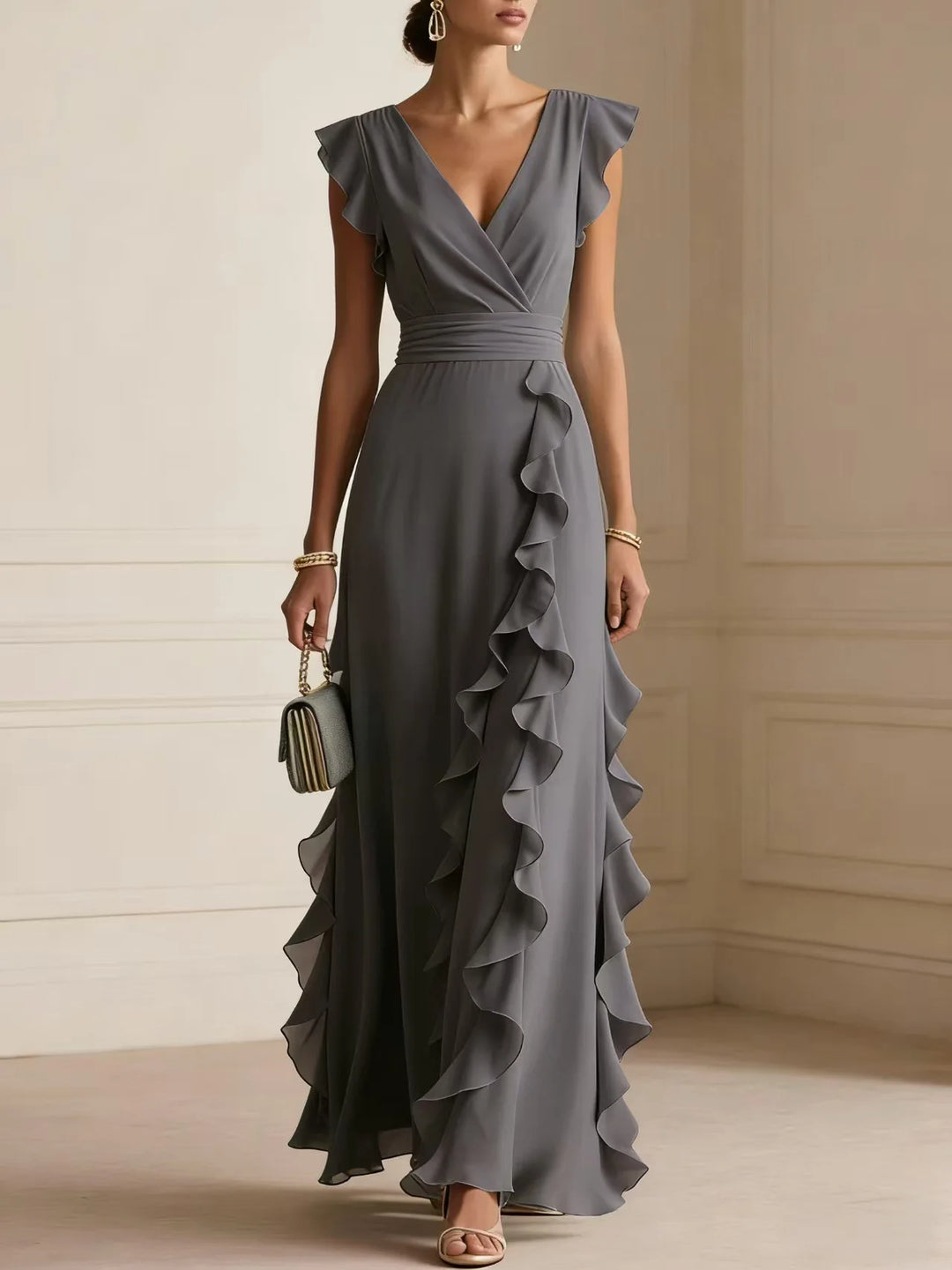Seraphina™ | Graceful Ruffle  Dress