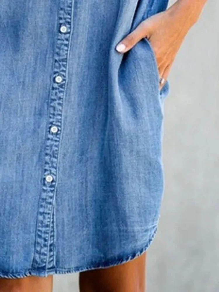 Charlotte™ | Casual Chic Denim Dress