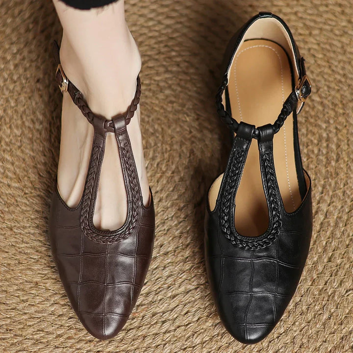 Lara Leather Mary Janes