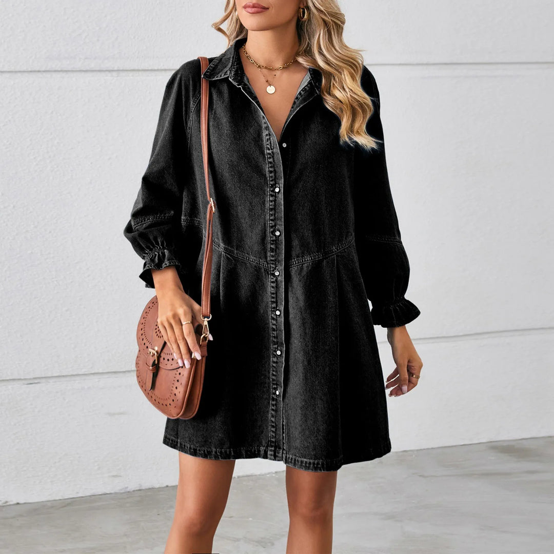 Marlowe  Timeless Denim Shirt Dress