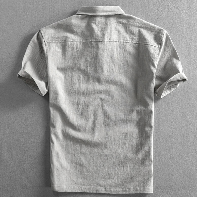 Elio | Linen and Cotton Polo