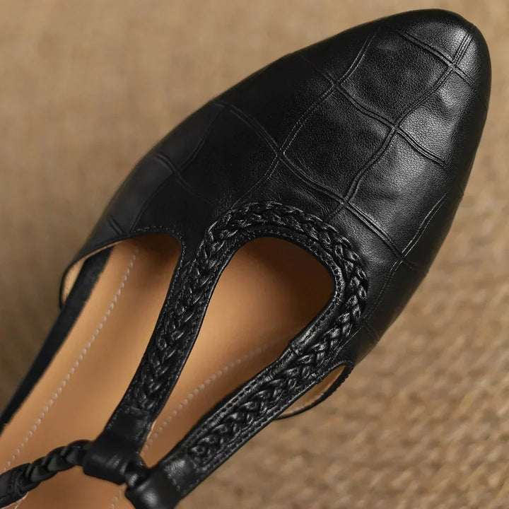 Lara Leather Mary Janes