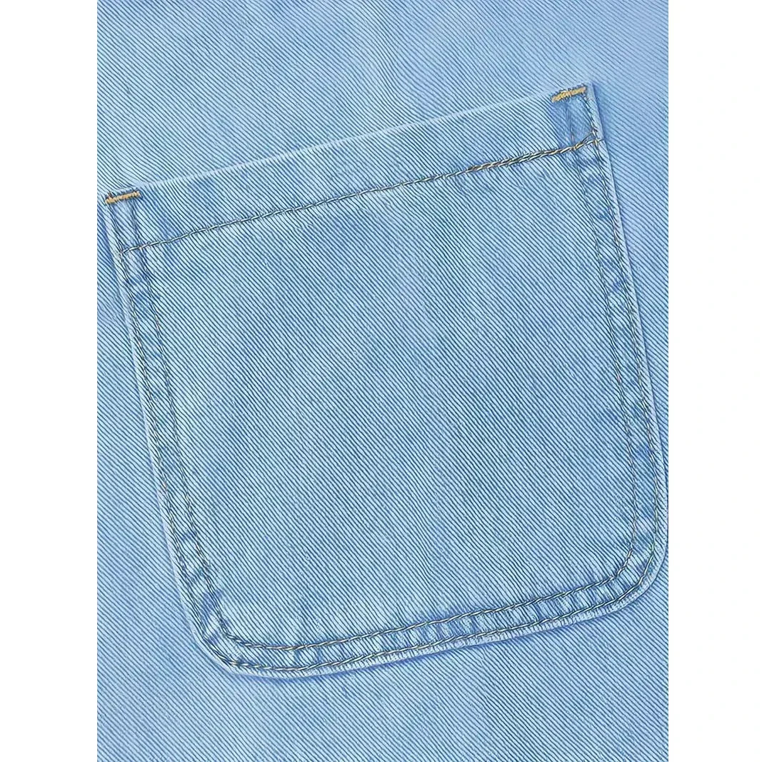 Saylor | Relaxed Denim-Look Dress