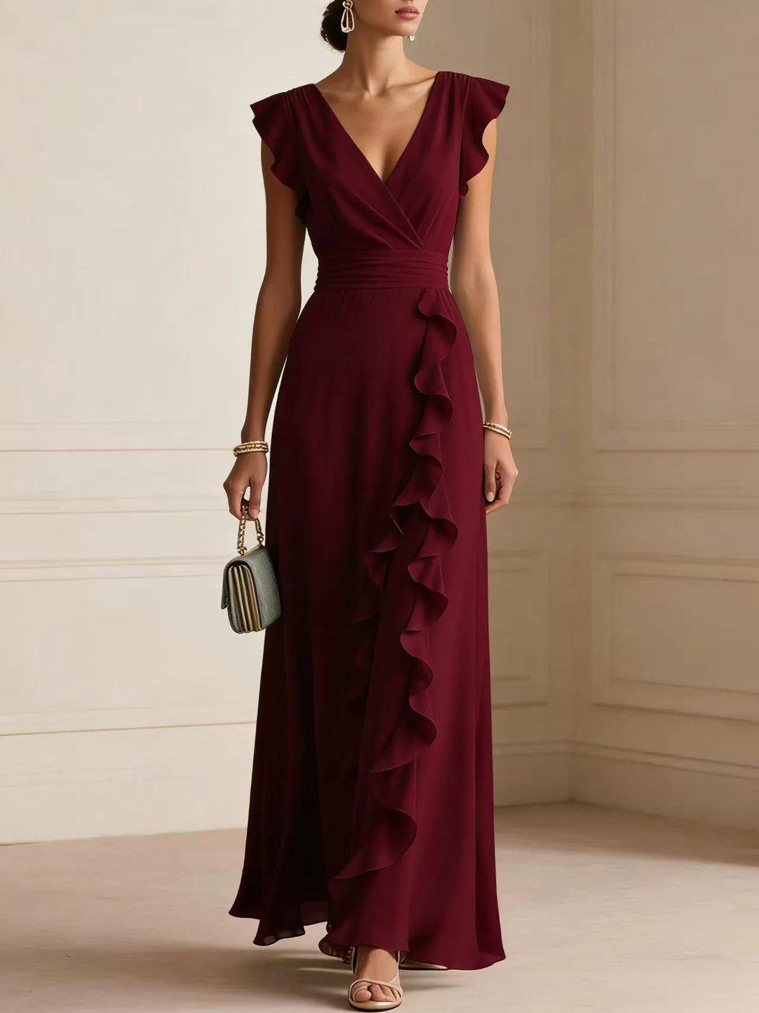 Seraphina™ | Graceful Ruffle  Dress