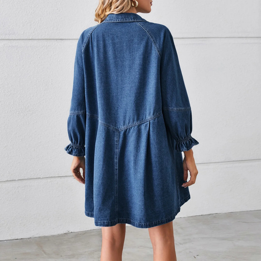 Marlowe  Timeless Denim Shirt Dress