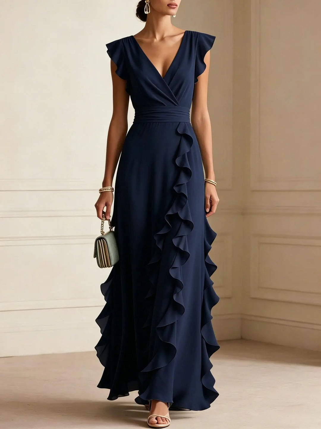 Seraphina™ | Graceful Ruffle  Dress