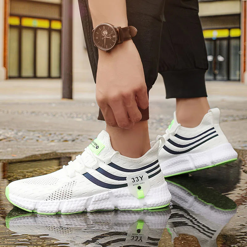 Derek – Men’s Lightweight Sneakers with Non-Slip Grip