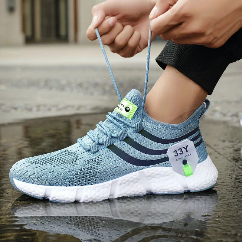 Derek – Men’s Lightweight Sneakers with Non-Slip Grip