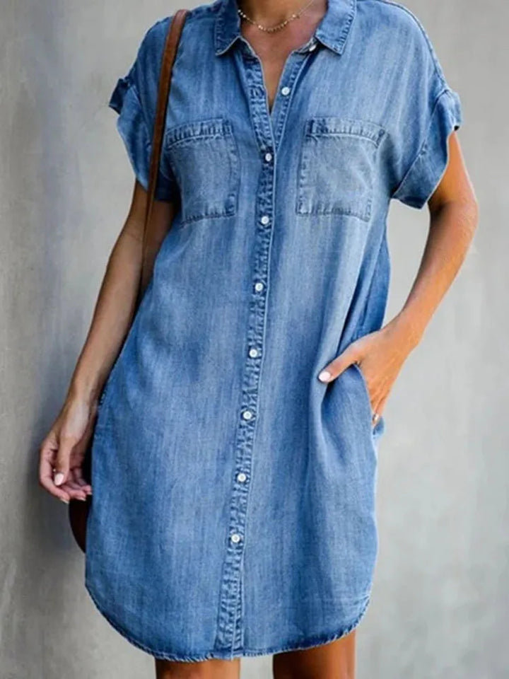 Charlotte™ | Casual Chic Denim Dress