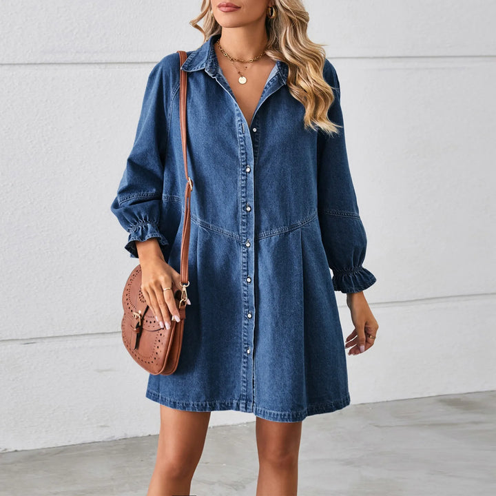 Marlowe  Timeless Denim Shirt Dress