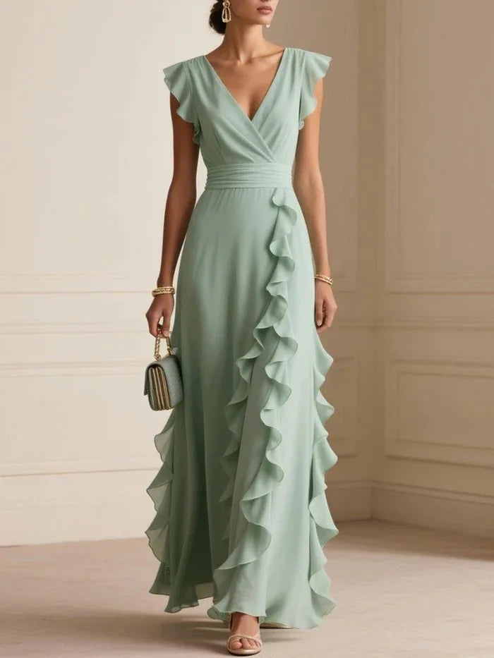 Seraphina™ | Graceful Ruffle  Dress