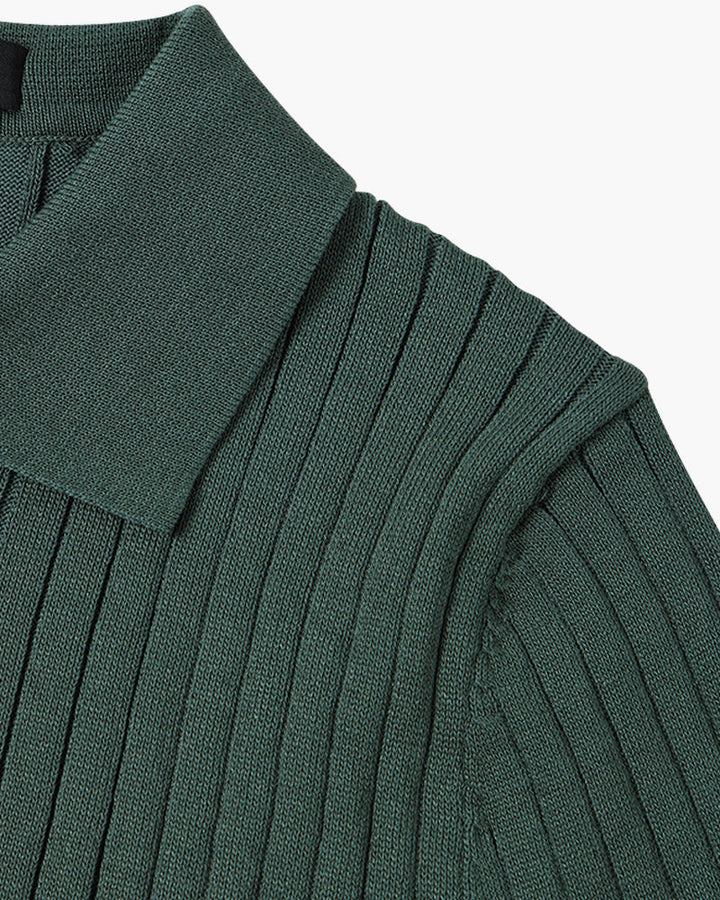 GIMCHEON Knitted Polo Shirt