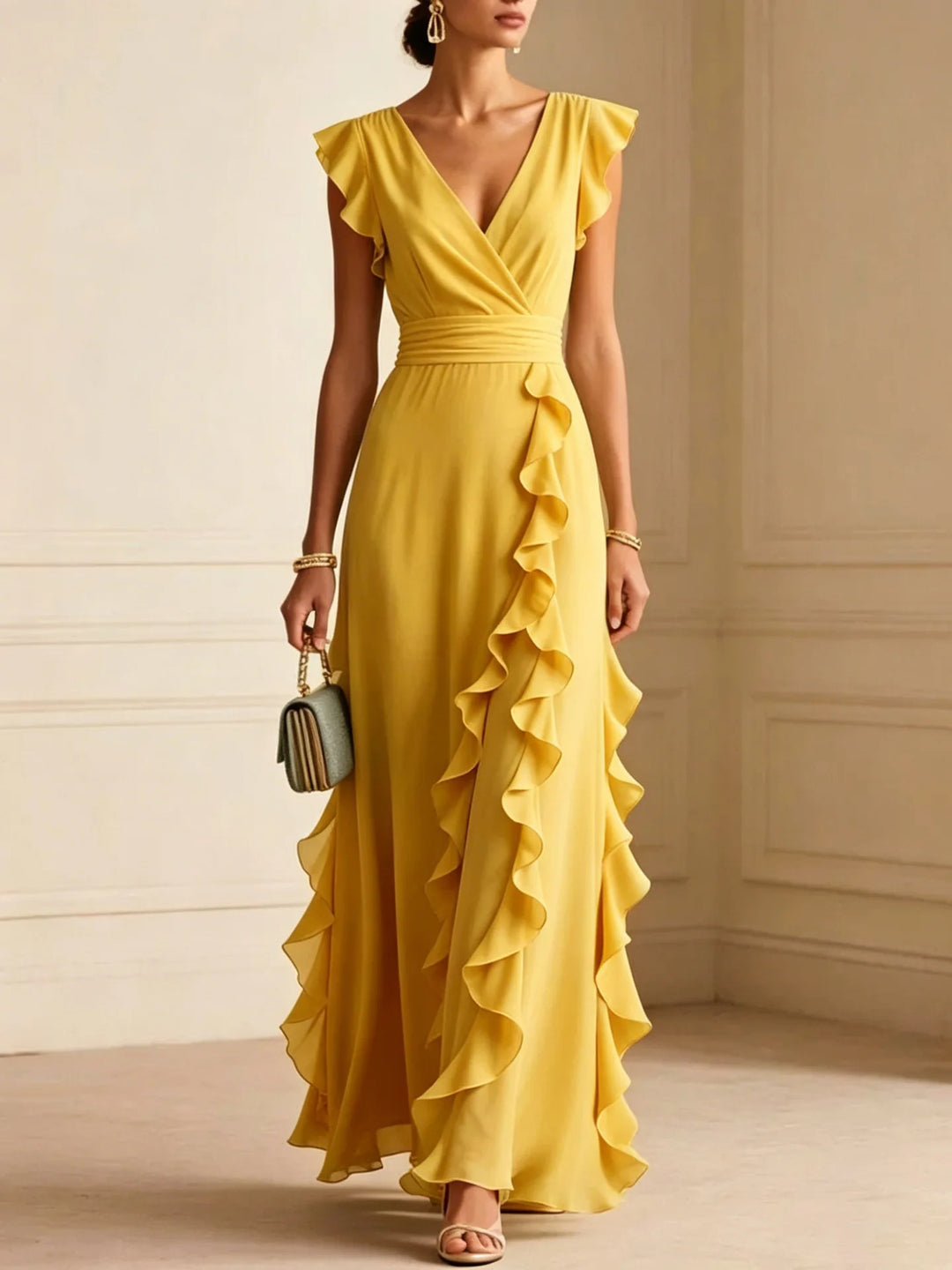 Seraphina™ | Graceful Ruffle  Dress