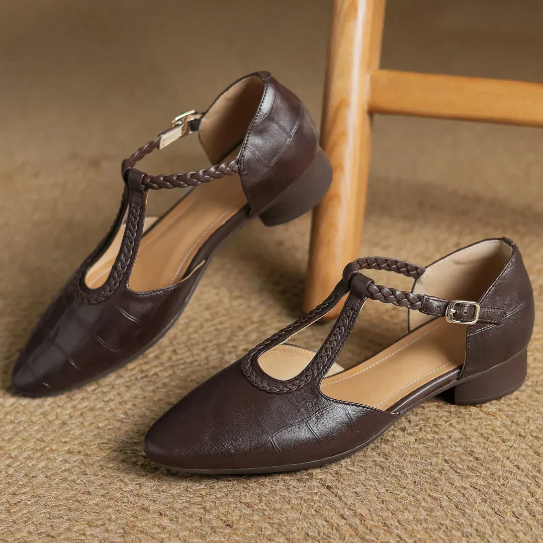 Lara Leather Mary Janes