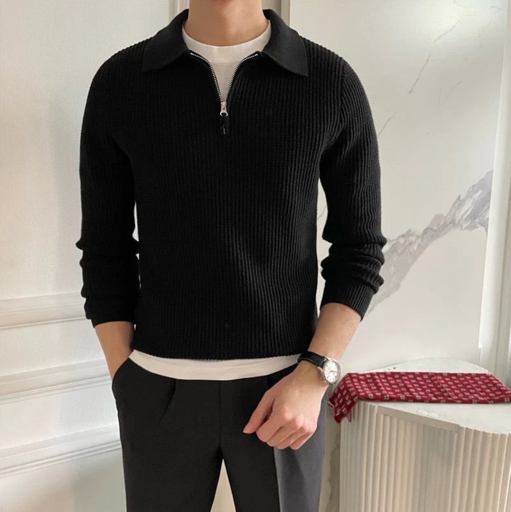 DANTE - ZIPPED SWEATER