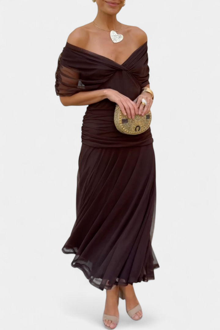 Sophie | V-Neck Floral Maxi Dress