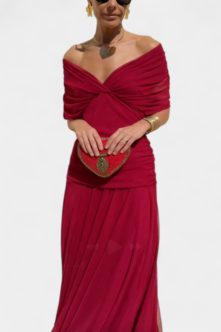 Sophie | V-Neck Floral Maxi Dress