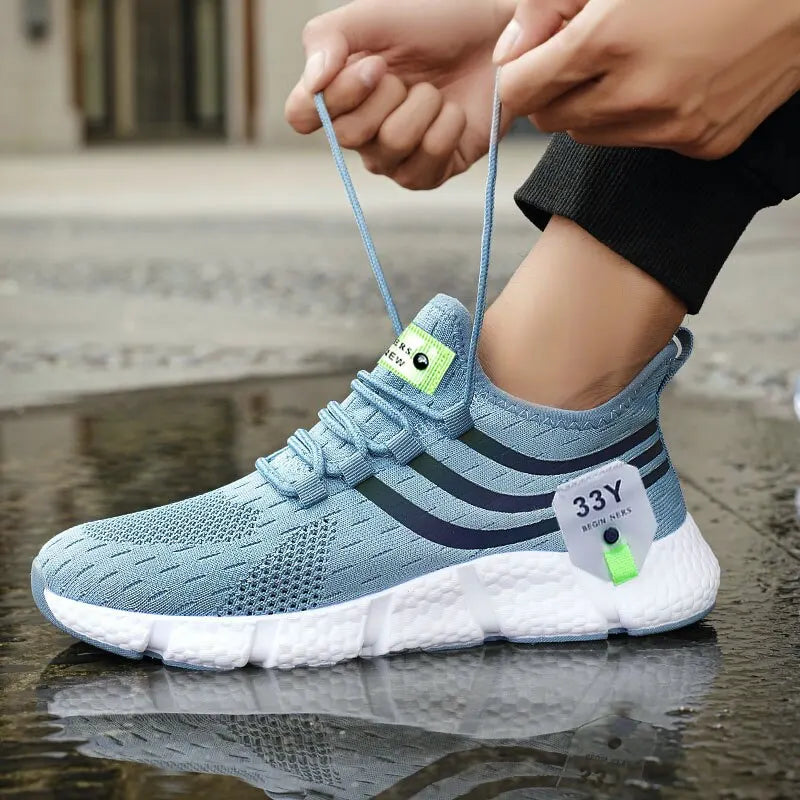 Derek – Men’s Lightweight Sneakers with Non-Slip Grip