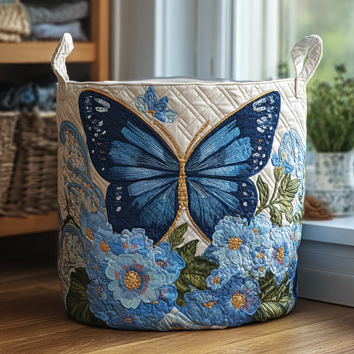 Serena | Serene Flutter Quilted Laundry Hamper