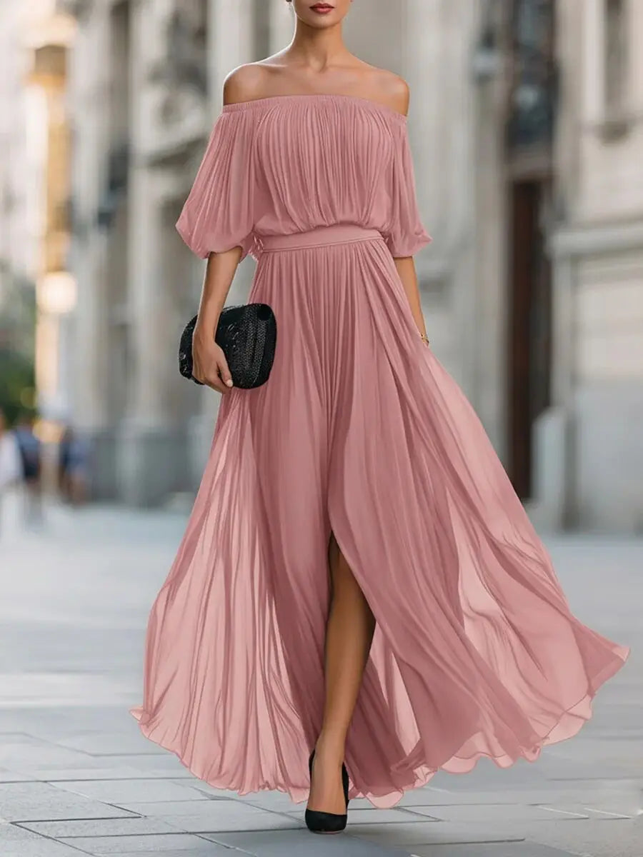 Vivienne™ | Timeless Chiffon Dress