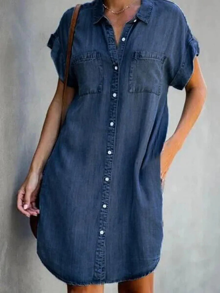 Charlotte™ | Casual Chic Denim Dress
